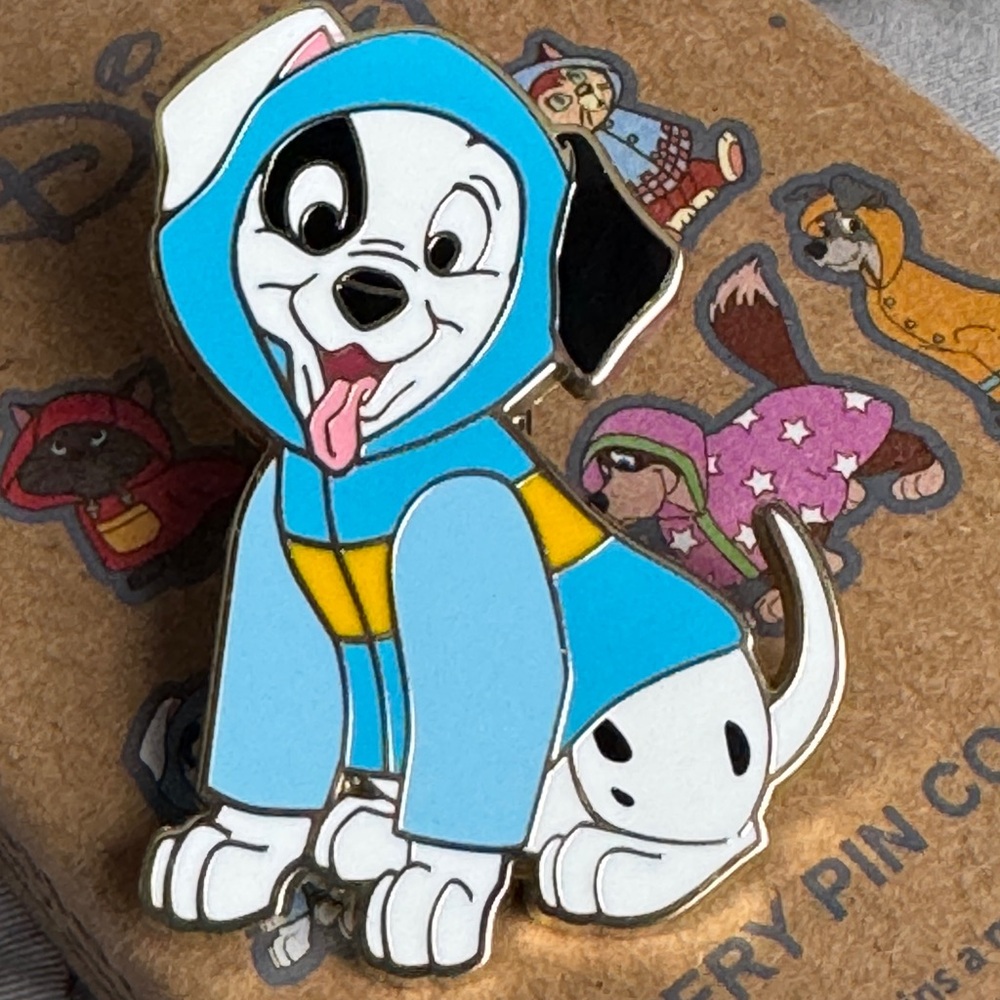 Disney Critters Raincoat, Patch the Dog Enamel Pin - Picture 3 of 5